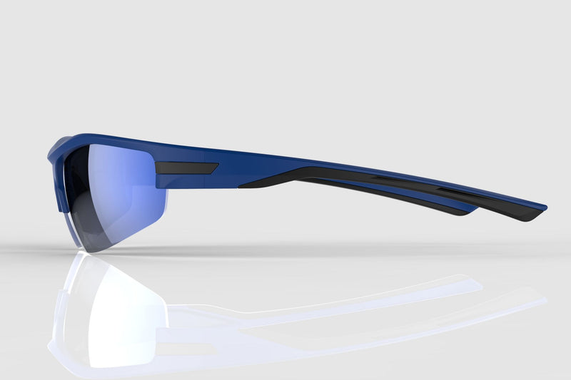 Load image into Gallery viewer, Mirage Zonnebril Sport met 3 paar lenzen blauw zwart
