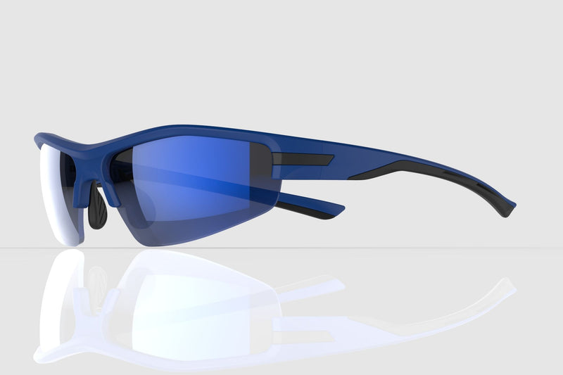 Load image into Gallery viewer, Mirage Zonnebril Sport met 3 paar lenzen blauw zwart
