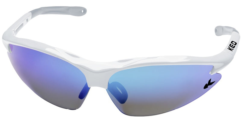 Load image into Gallery viewer, Ked Fietsbril Jackal wit (multi-blue-mirror)
