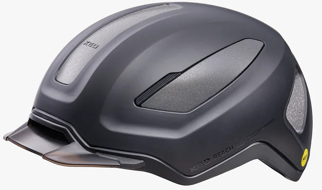 Load image into Gallery viewer, Ked fietshelm reach dt medium 54-58 cm - black matt
