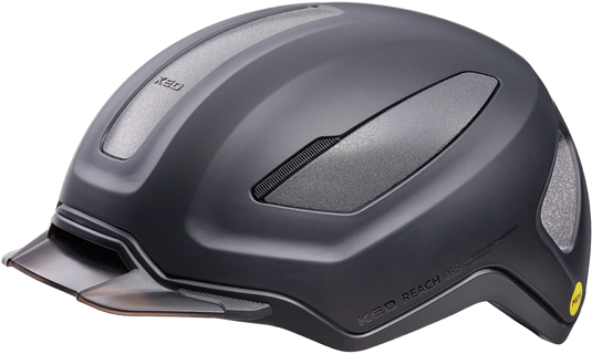 Ked fietshelm reach dt large 58-62 cm - black matt