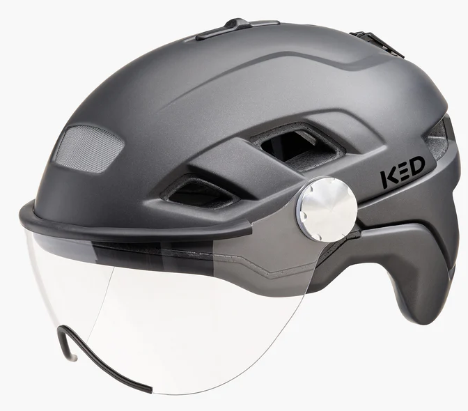 Load image into Gallery viewer, Ked Fietshelm B-Vis X-Lite M (52-58cm) Zwart metallic matt
