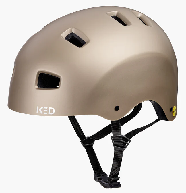 Load image into Gallery viewer, Ked Fietshelm Citro L (57-62 cm) Goud metallic matt

