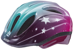 Ked Fietshelm Meggy II Trend M (52-58 cm) stars pink aqua glossy