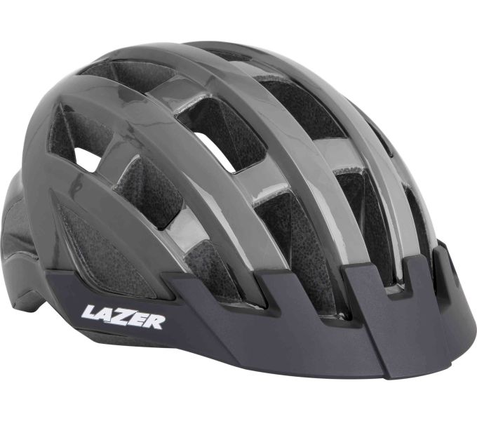 Load image into Gallery viewer, Lazer fietshelm compact unisize (54-61 cm) - titanium
