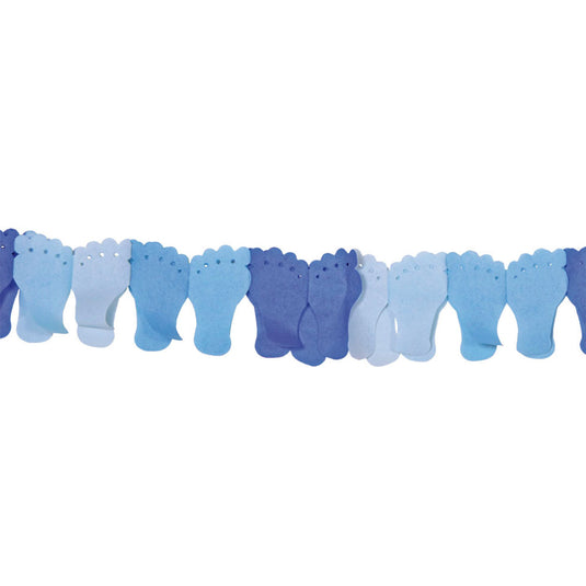 Folat bv papieren slinger - blauw