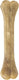 Petsnack - hondensnack - geperst kauwbot - gedroogde buffelhuid - 25.5 cm - 4 stuks
