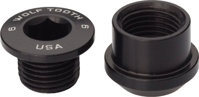 Load image into Gallery viewer, Wolf tooth components chain ring bolt set, 4-arm 6 mm
