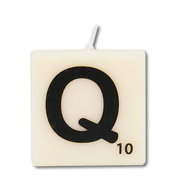 Paperdreams letter kaarsje letter q, set van 4