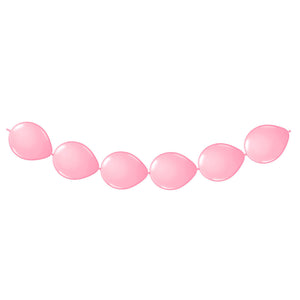 Folat bv roze knoopballonnen, 8st.