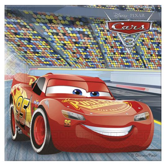 Disney cars 3 servetten, 20st.