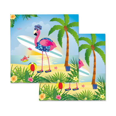 Folat bv servetten flamingo, 20st.
