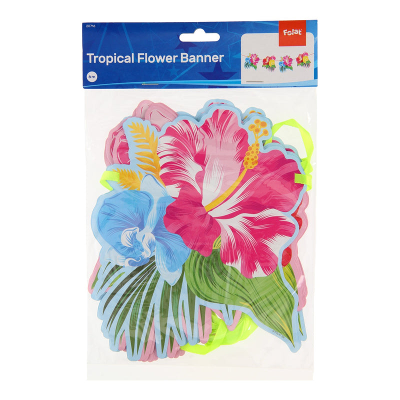 Afbeelding laden in galerijviewer, Folat bv slinger tropische bloemen, 6mtr.

