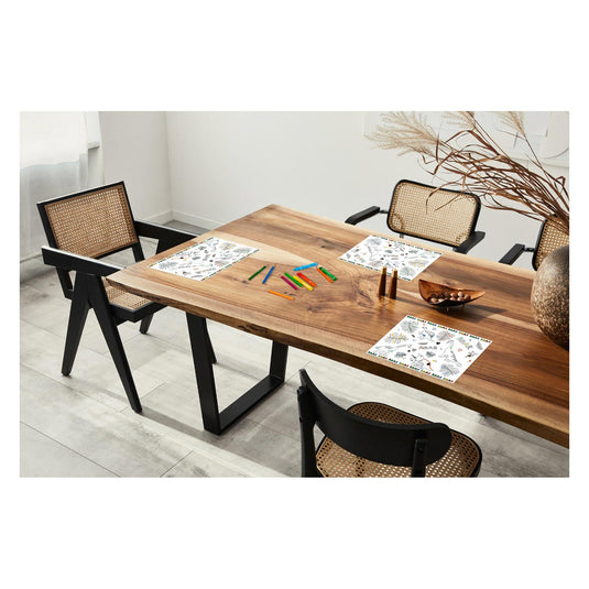 Folat kleurplaat placemat dino roars, 6st.