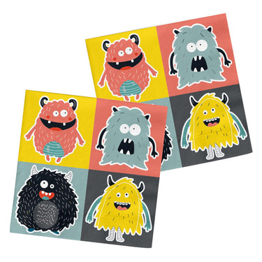 Folat bv servetten monster bash, 20st.