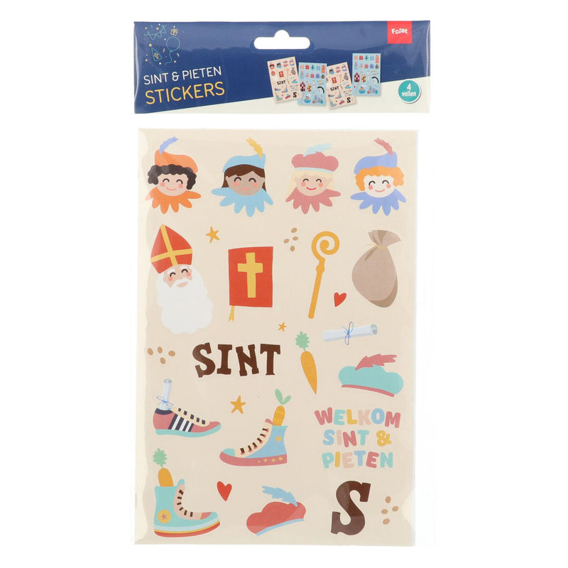 Load image into Gallery viewer, Folat bv stickers sinterklaasfiguren, 49st.
