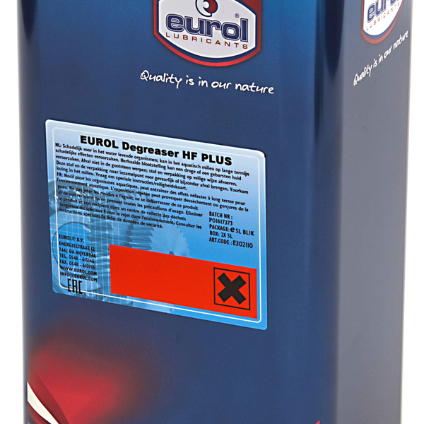 Ontvetter Eurol HF Plus - 5 liter