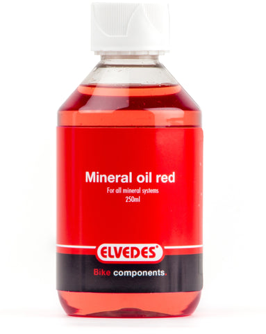 Elvedes mineraal olie 250ml rood