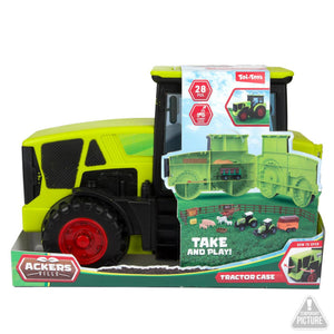 Toi-toys boerderij speelset 33-delig in tractorkoffer