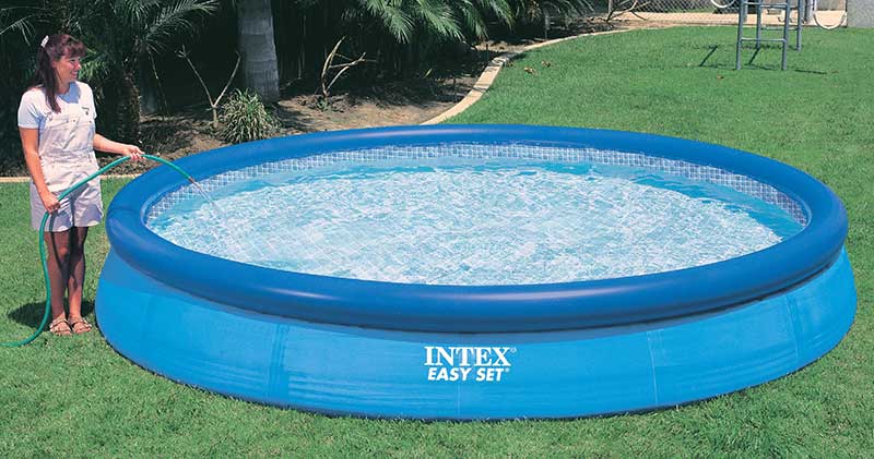 Load image into Gallery viewer, Intex Easy Set zwembad 366 x 76 cm -Met 12-Volt filterpomp

