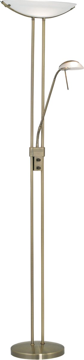 Eglo baya vloerlamp - klassiek - r7s g9 - 180 cm - brons wit - dimbaar