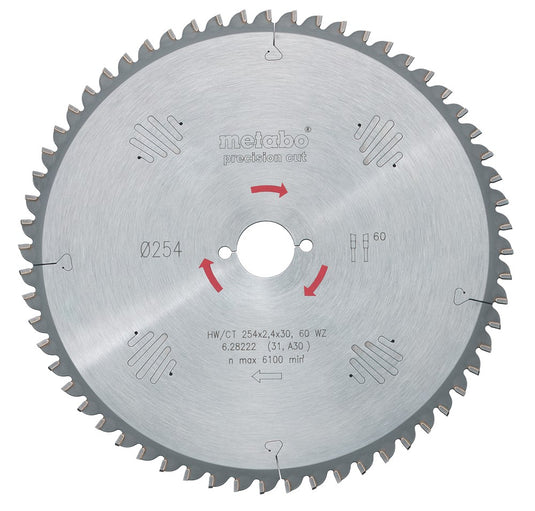 Metabo accessoires cirkelzaagblad hw ct ø 315x30, 48 wz - 628224000
