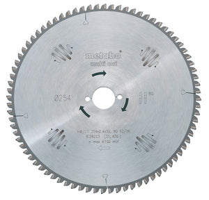 Metabo accessoires cirkelzaagblad hw ct ø 254x30 ,80 fz tz - 628223000