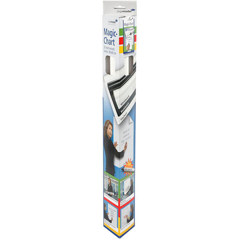 Afbeelding laden in galerijviewer, Legamaster whiteboardfolie magic-chart 60 x 80 cm wit 25 vel
