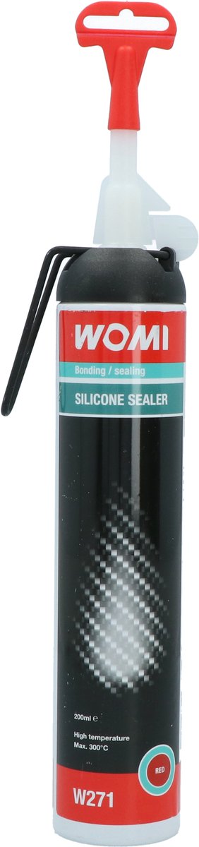 Womi siliconenpakking w271 – 200 ml rood – hittebestendige afdichting – oliebestendig – flexibel duurzaam
