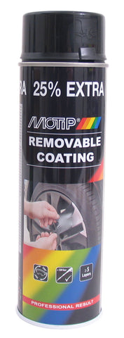 Coating Motip removable zwart 500ml