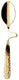 Villeroy boch new wave caffe spoon espressolepel verguld 12 cm