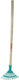 Klein toys bosch tuin bladhark - speelgoed - incl. houten steel en een ophangoog - groen