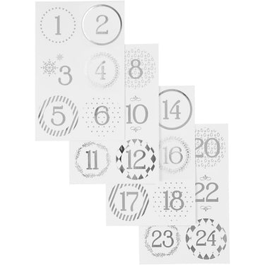 Http: www.cchobby.nl kerstkalender-cijfer-stickers-d-40-mm-vel-9x14-cm-zilver-wit-4-vel-1-doos