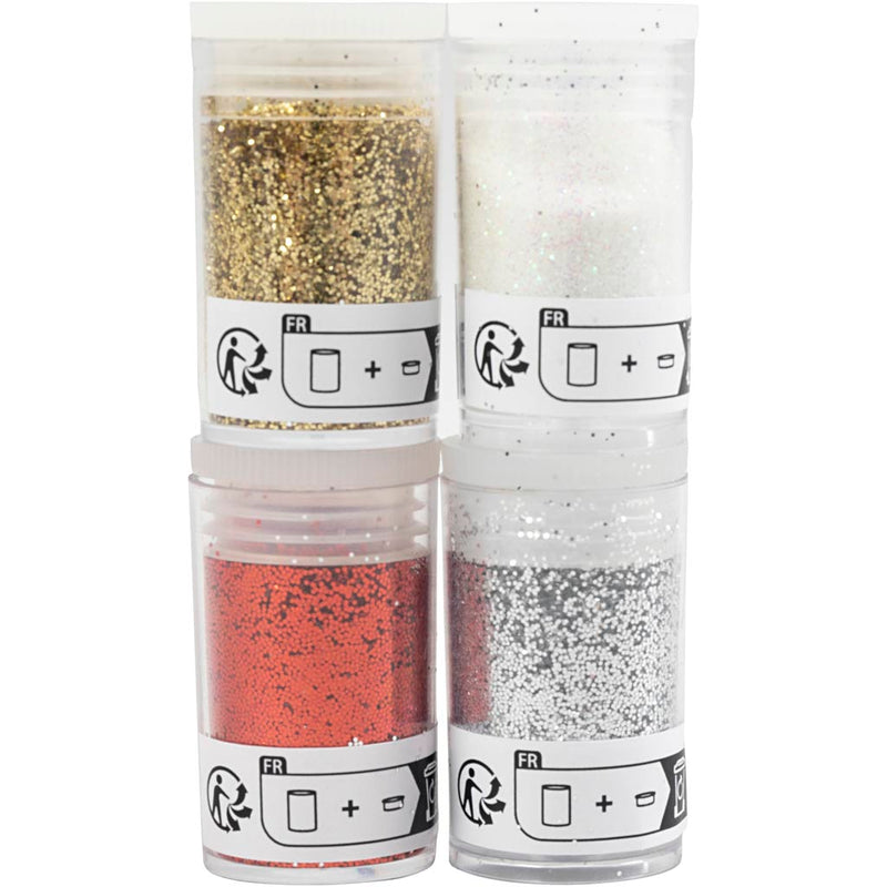 ギャラリービューアに画像をロードする, Https: www.cchobby.nl glitter-en-pailletten-goud-rood-zilver-wit-4x5-gr-1-doos

