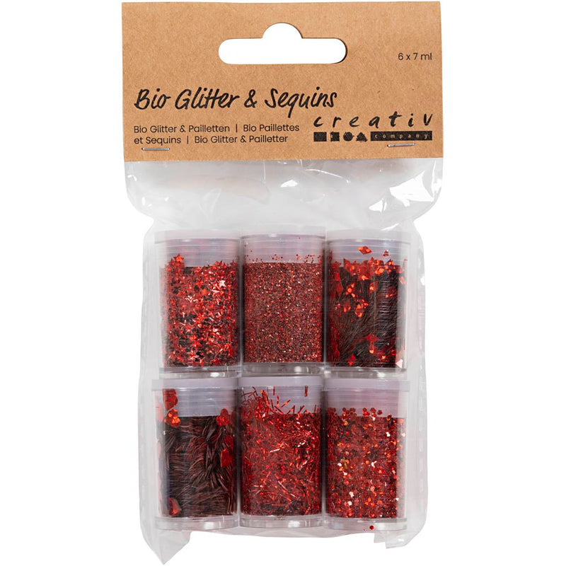 Laden Sie das Bild in Galerie -Viewer, Https: www.cchobby.nl bio-sparkles-sequins-rood-6x7-ml-1-doos
