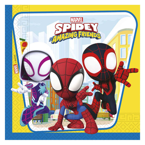 Globos papieren servetten fsc spidey, 20st.
