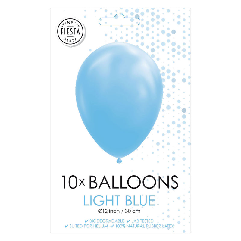 Load image into Gallery viewer, Globos ballonnen lichtblauw 30cm, 10st.

