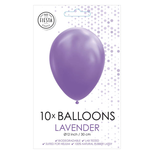 Globos ballonnen lavendel 30cm, 10st.
