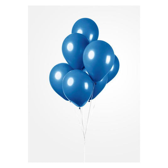 Globos ballonnen koninklijk blauw, 30cm, 10st.