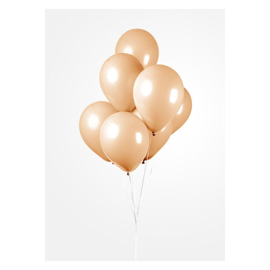 Globos ballonnen nude, 30cm, 10st.