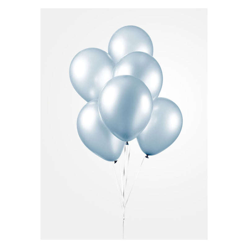 Load image into Gallery viewer, Globos ballonnen pearl lichtblauw 30cm, 10st.
