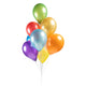 Globos ballonnen metallic pearl mix kleuren 30cm, 100st.