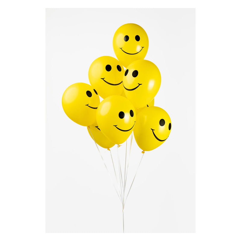 Load image into Gallery viewer, Ballonnen Smile Geel 30cm, 8st.
