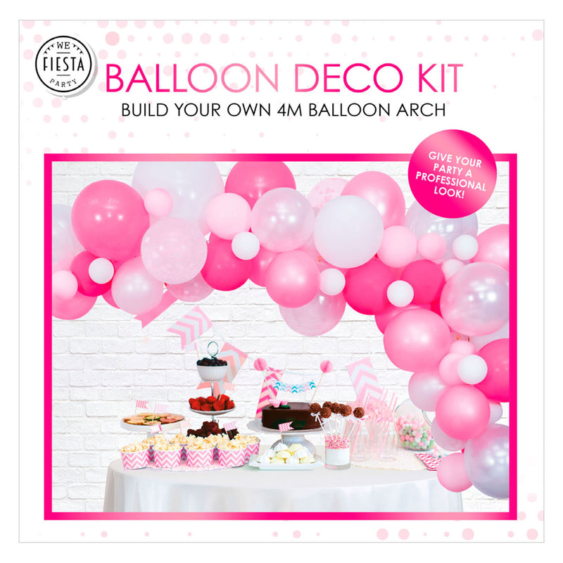 Load image into Gallery viewer, Globos ballonnen boog set roze
