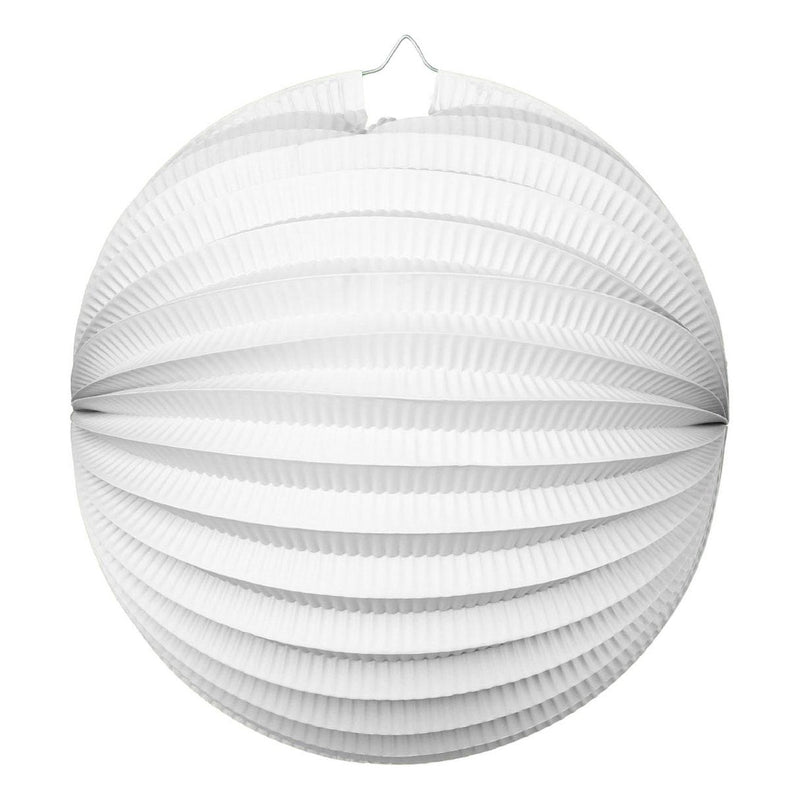 Load image into Gallery viewer, Globos papieren lantaarn rond wit, 25cm
