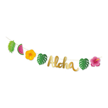 Globos letter guirlande aloha - 2m