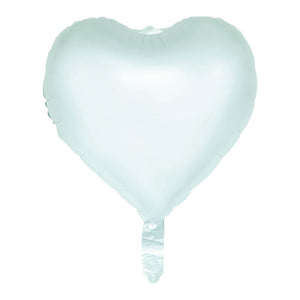 Globos folieballon 18 inch watercolors hearts - pastel groen