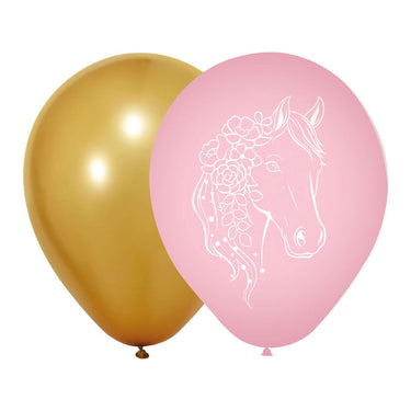 Globos ballonnen 12 inch paarden - 8st.