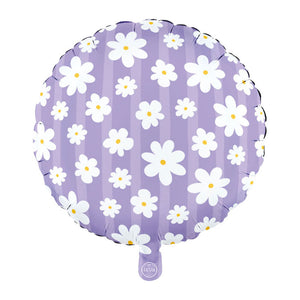Globos folieballon 18 inch rond madeliefjes