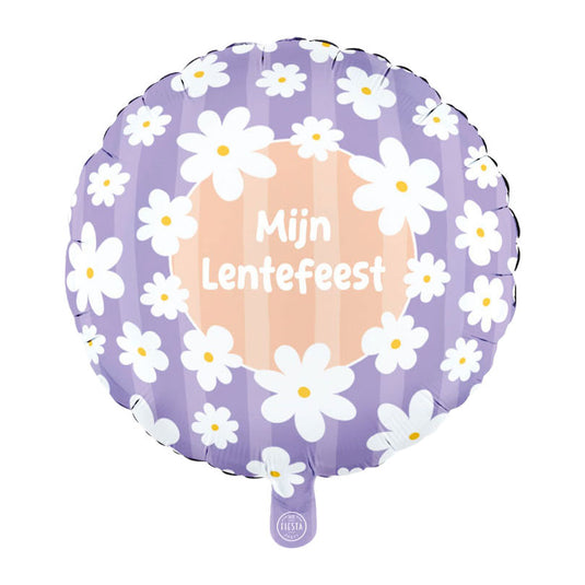 Globos folieballon 18 inch rond madeliefjes mijn lentefeest